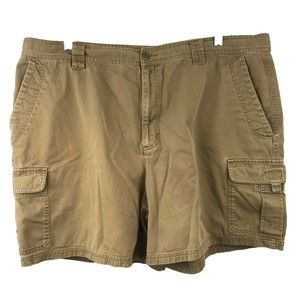 Columbia Mens Size 44 Cargo Shorts Hiking Outdoor Camping Khaki Brown